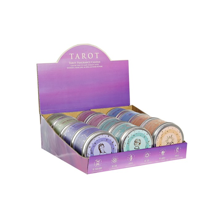 CANDELA CERA 120GR PROFUMATA 6 COLORI